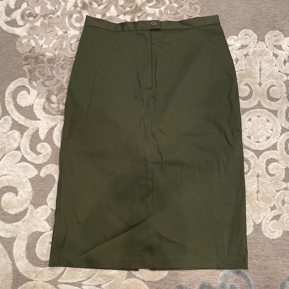 Olive skirt size 6 - Picture 1 of 3